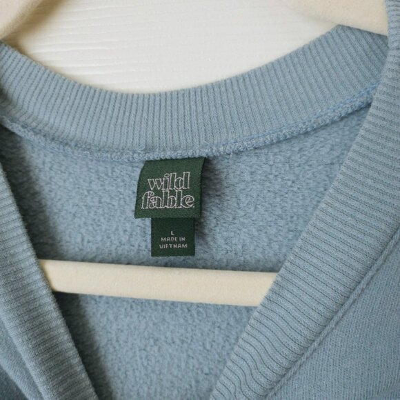 Wild Fable Blue CALI Sweatshirt - Picture 11 of 12
